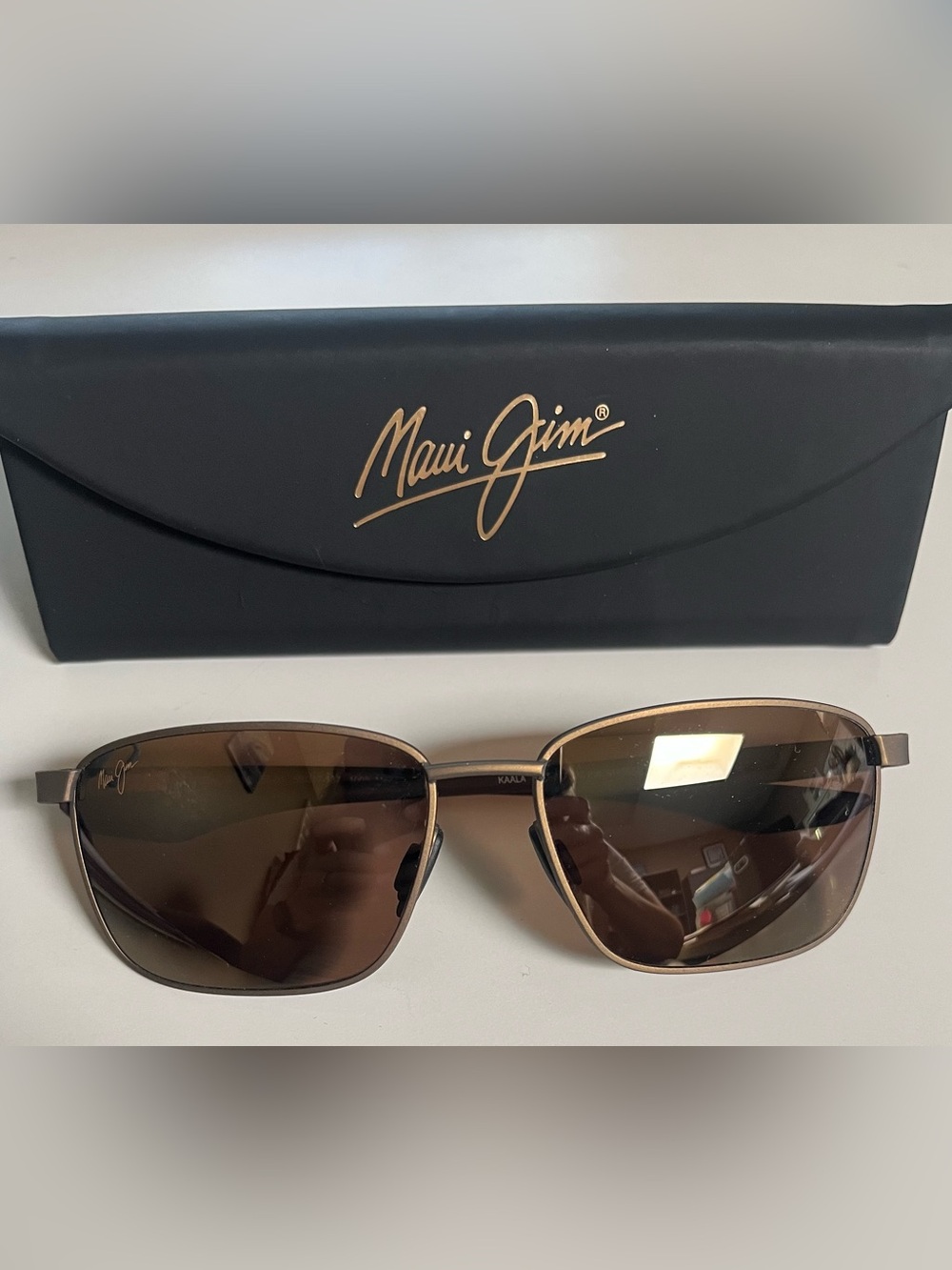 Maui Jim Kaala Sunglasses 856-01 Brown. Pristine